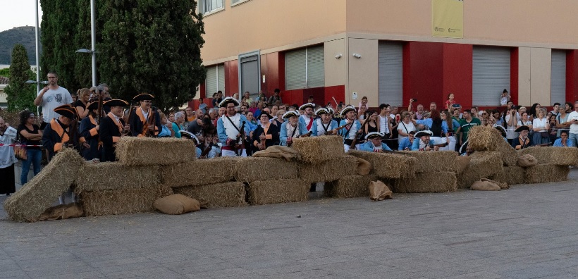 Prèvia a la batalla a la recreació La Guerra del Francès a Santa Coloma de Gramenet foto de Pedro José Justicia