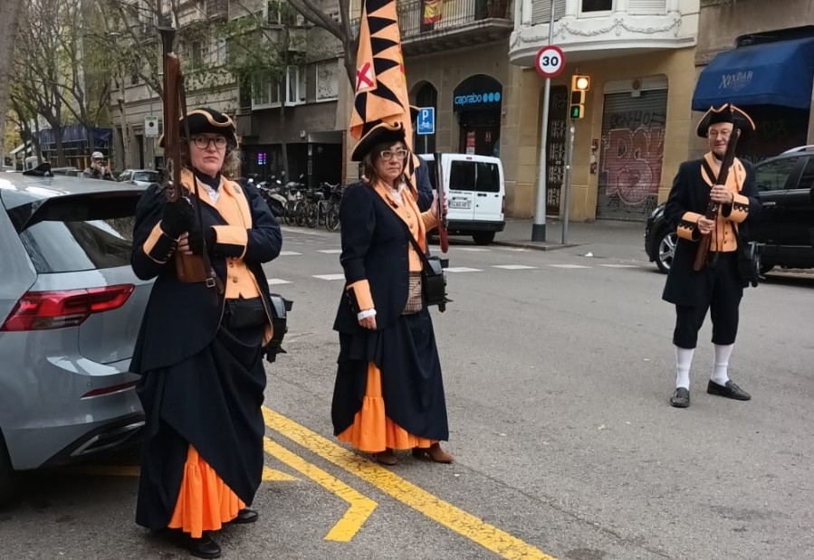 Lluïment a la cercavila a la Festa Major de Sant Antoni a Barcelona