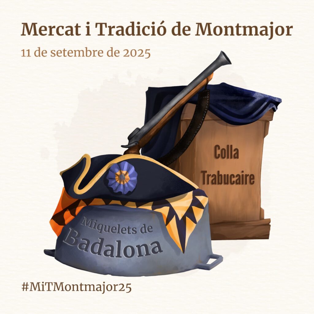11/09/2025 Cartell de la Festa de Mercat i Tradició de Montmajor