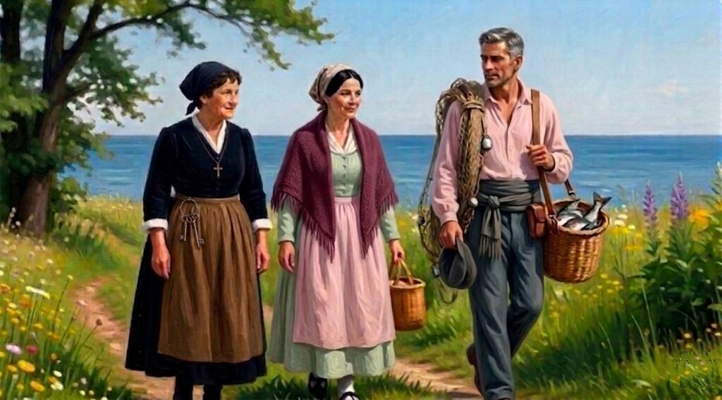 En Cueta pescador, Teresa la masovera i la majordoma germana del rector de Tiana - Presentació Passejant per la Història