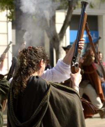26-04-2026 - Descàrrega conjunta de les colles a Festa de la Primavera a l'Hospitalet de Llobregat